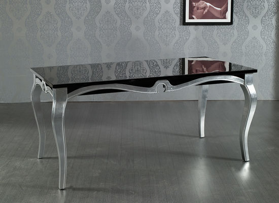 American style luxury long dining table set with factory price