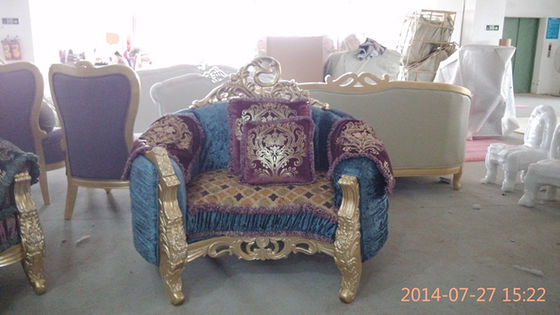 Antique style furniture sofa, good design fabric sofa set hotel lobby sofa