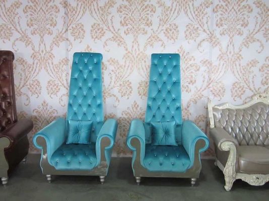 Royal Throne Chair High 80*75*182cm王の背部ソファーの結婚の美容院の家具