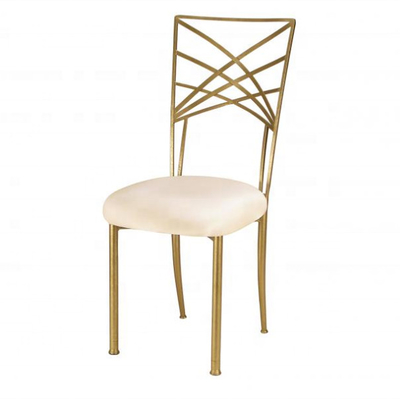 Elegant Stainless Steel Frame Chameleon Chair For Wedding